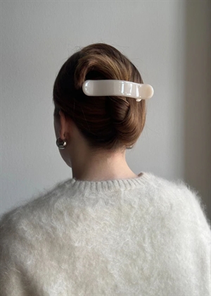 June flat claw Oyster White Pico 